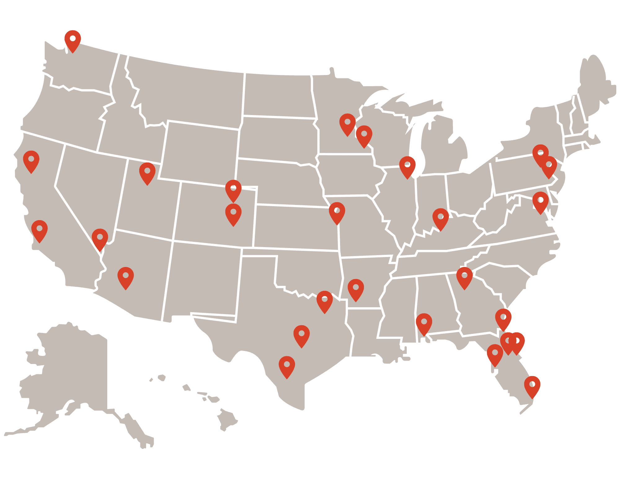 Associate Locator Maps 2024 Jan